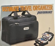 Black Toiletry Travel Bag with Hanging Hook - New in Box