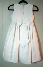 American Princess White satin Dress - Flower Girl - Size 10