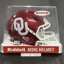 Oklahoma Sooners Speed Mini Helmet Riddell NCAA Licensed Brand New!