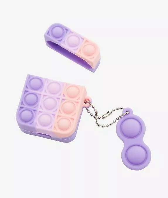 Purple silicone airpod case new arrivals