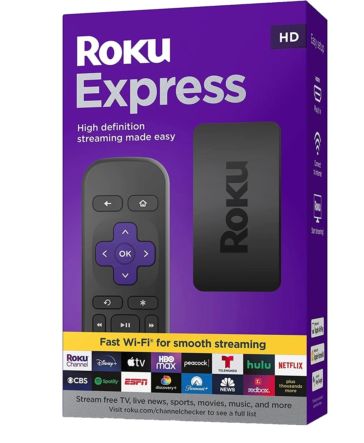 Roku Streaming Stick+ Single Core Internet de casa y streamers multimedia