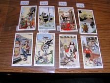 Lot of 8  1937 Churchmans Howlers cards