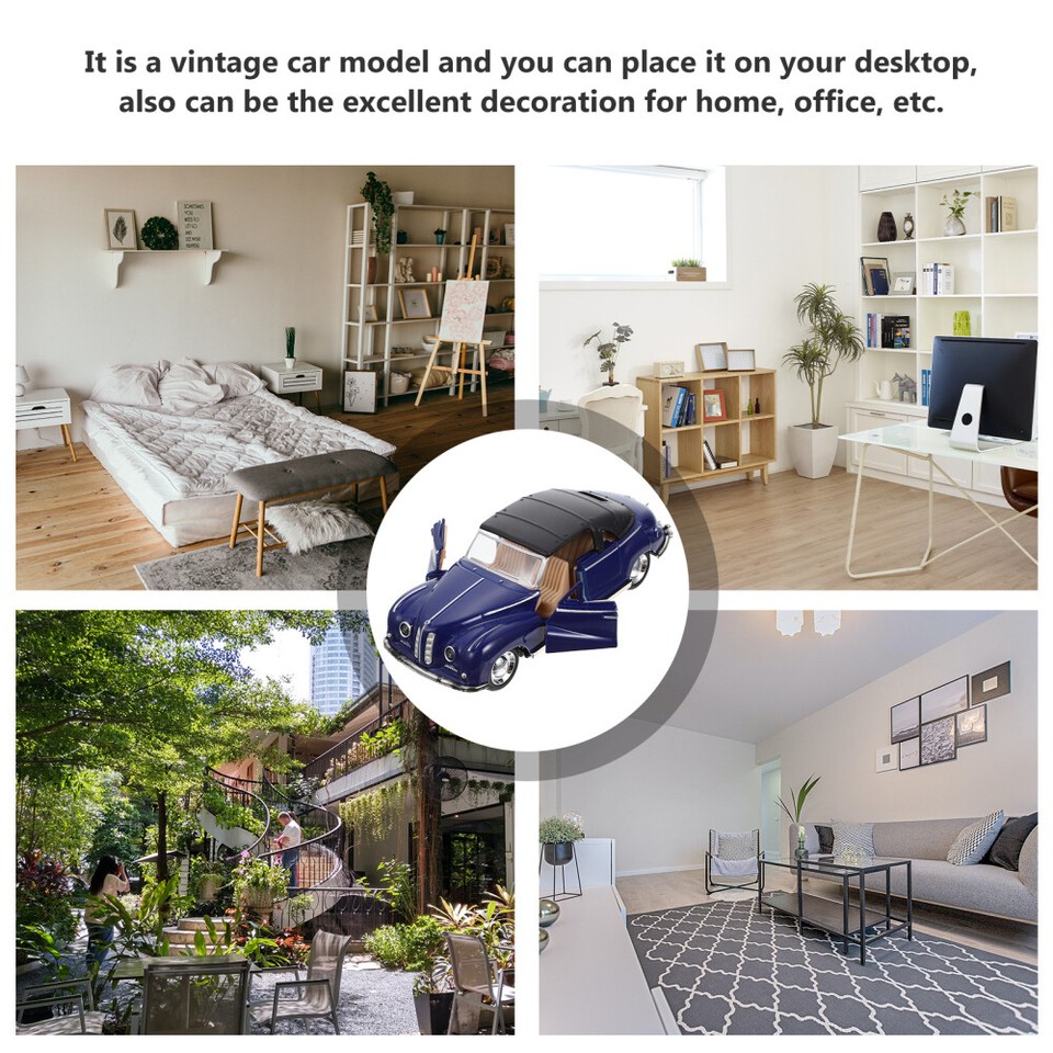 Model Car Retro Alloy Toy Classic Cars Toys Diecast 1 24 Scale Child eBay