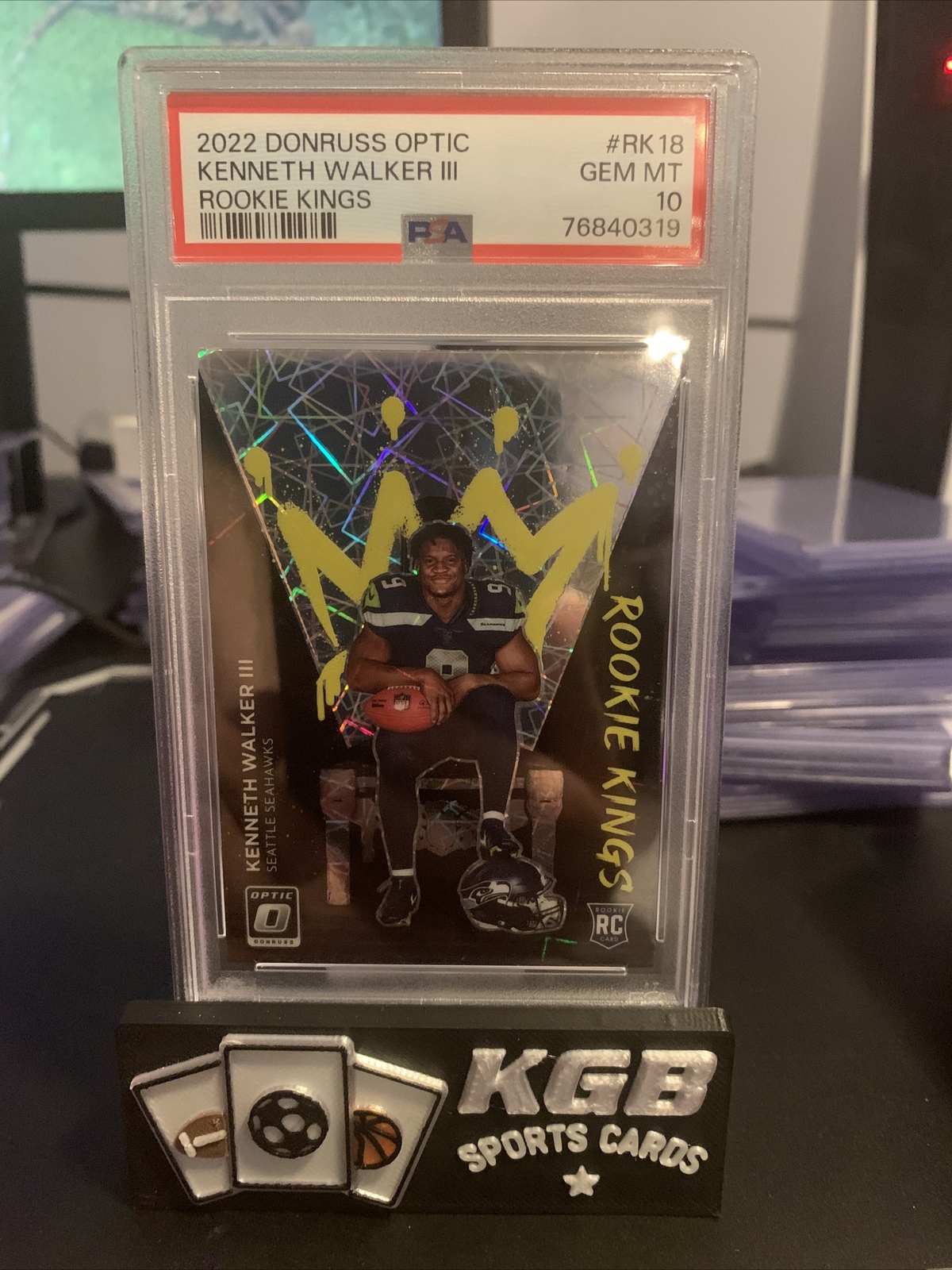 Kenneth Walker III Panini Donruss Optic Rookie Kings #RK18 Base