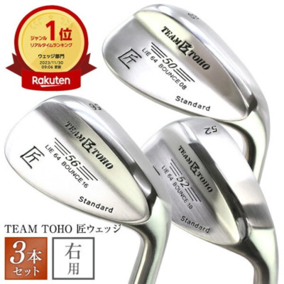 TOHO Takumi Standard Wedge 50 54 58 3set NS CI 110 Steel Shaft
