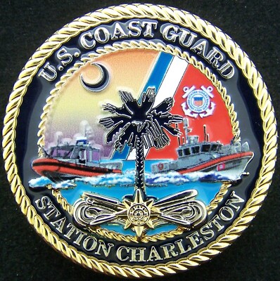 US Coast Guard USCG Station Charleston Challenge Coin
