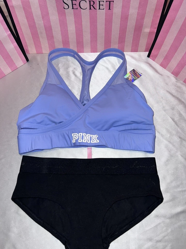 Victorias Secret PINK Sports Bra Lightly Lined Medium Bra/Small Panty - Image 3 of 3