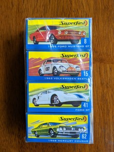 MATCHBOX SUPERFAST THIRD MIX SET DODGE D200 F-150 WILLYS JEEP PONTIAC PORSCHE