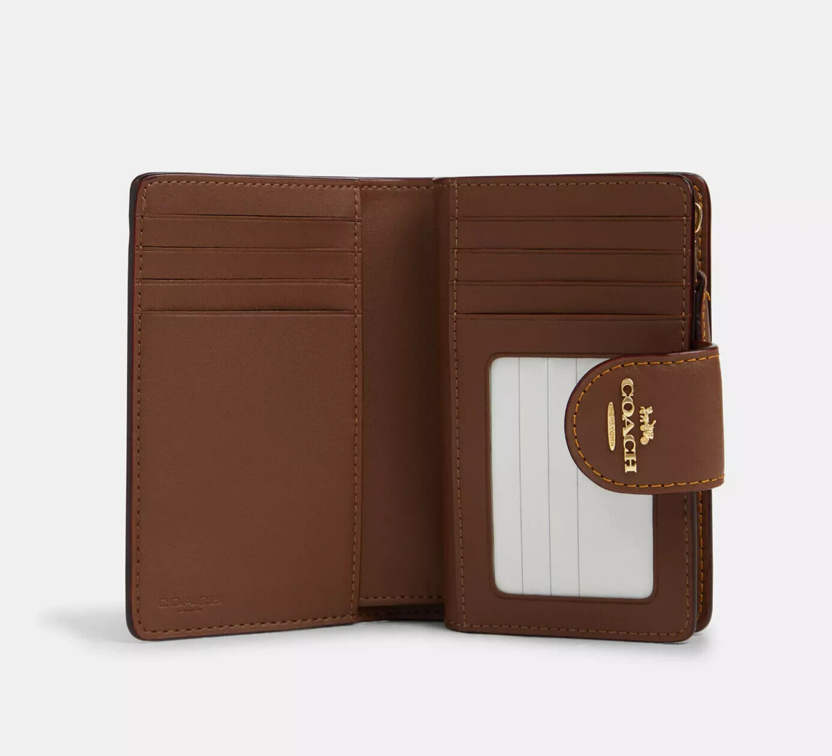 【★人気★Coach★MedコーナーZip Wallet Signatureキャンバス】 COACH Medium Corner Zip Wallet In Signature Canvas With