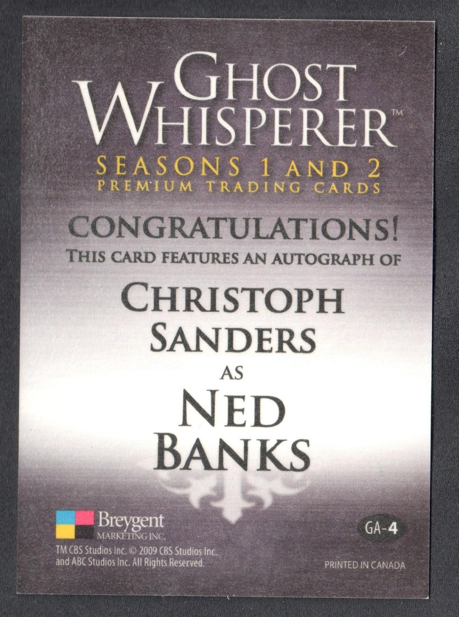 Christoph Sanders Watch Ghost Whisperer Online Free Season Dvd The