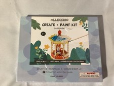 CREATE and PAINT kit kids Allessimo Carousel Reality Puzzles free shipping