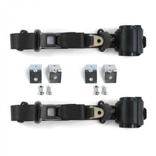 Vw Type 3 Squareback Standard 3pt Bk Seat Kit Wbrackets-2 Belts