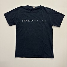 Camisa De Colección Halo Reach Para Hombres M Blanca Desteñida Xbox 360 Videojuego Promo Gamer Y2K