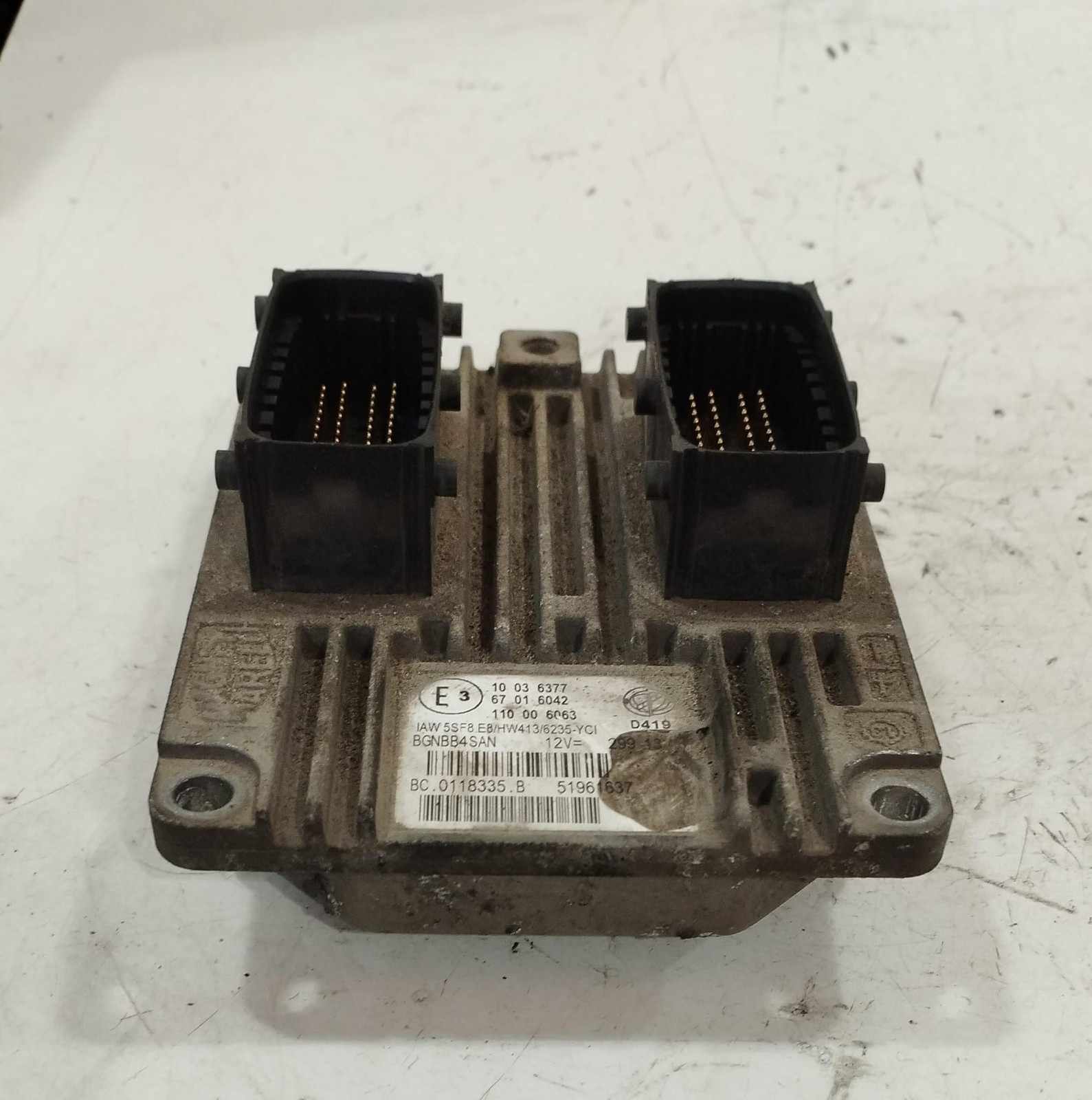CENTRALINA MOTORE ECU PER LANCIA Ypsilon 4° Serie IAW5SF8.E8 benzina 1200 (11>2