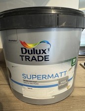 Dulux Trade Super Matt White Emulsión 10L * Brand New*