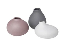 Blomus Set Of 3 Vases