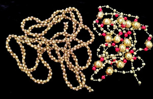 Gold & Gorgeous Two Strings Shatter Proof Christmas Garland