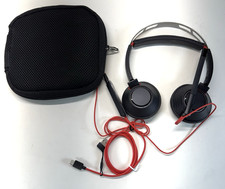 HP Poly Blackwire C5220T Wired Headset W/ Flexi Boom Mic, USB-C, USB-A, 3.5mm
