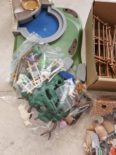 großes Playmobil Konvolut Figuren Tiere Pferde Bauernhof Zoo Kleinteile - Bild 13 von 13