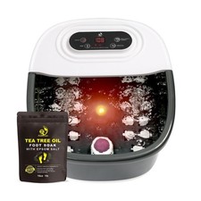Foot Spa Bath Massager with Heat Bubbles and Vibration Massage and ... Fast Ship