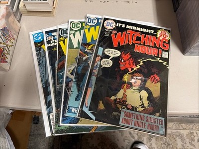 Vintage The Witching Hour Comic Book Lot  Numbers 32, 33, 34, 45, 58 And 77