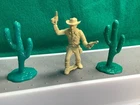 Marx Cowboy Sheriff Guns Pistols Roy’s Rogers Silver City Western Town Play Set
