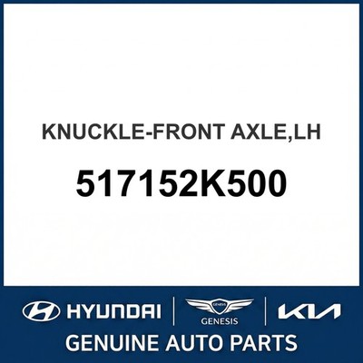 2012-2013 Kia Soul Achsschenkel - Vorderachse OEM Neu 517152K500