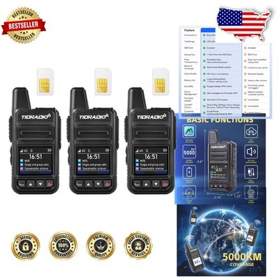TD-M15 Rapid Global Walkie Talkies: Unlimited Range 4G LTE POC, Call Recording