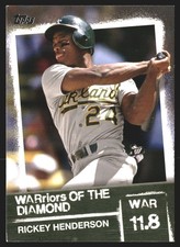 Rickey Henderson 2020 Topps #WOD-7 WARriors of the Diamond Oakland Athletics