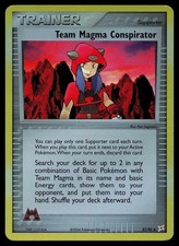 Pokemon Card - Team Magma Conspirator Team Magma vs Team Aqua 82/95 Reverse Holo on eBay