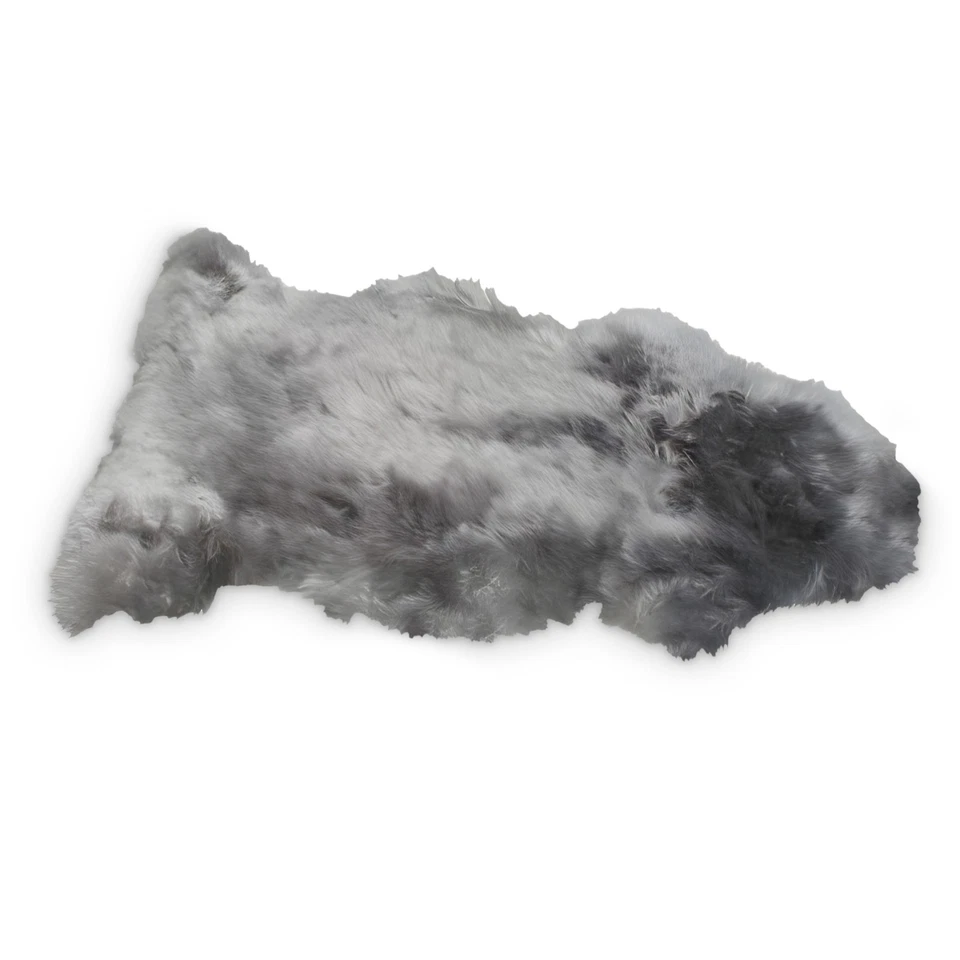 Lammfell Schaffell Echt Fell Deko Teppich Läufer Naturfell Leder Öko gegerbt - Bild 4 von 4