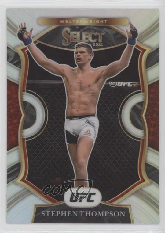 2021 Panini Select UFC Concourse Silver Prizm Stephen Thompson #51 0b5q