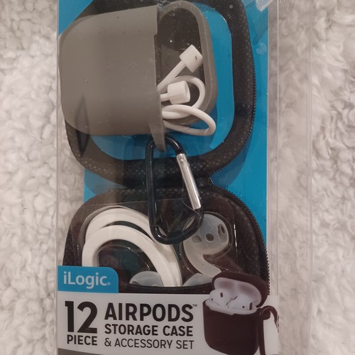 đ„ 12 Piece Airpods Storage Case & Accessory Set New Earbud tip Hooks Neck Strap - Photo 2 sur 3
