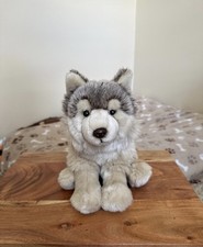 Ganz Webkinz Signature Timber Wolf Plush WKS1008 w/ Tag Code Stuffed Animal Toy