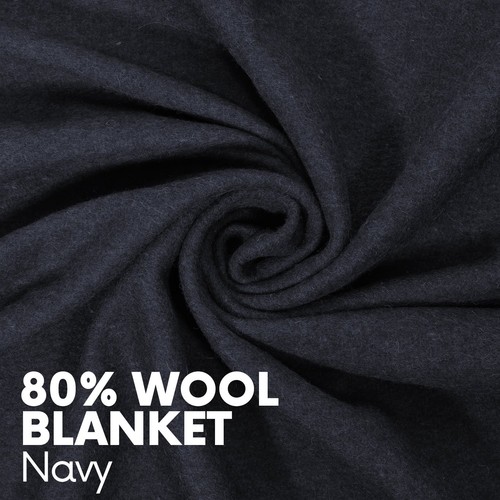 Bulk Military Wool Blanket 62X80,66X90 Fire Retardant for Emergency 3.25/3.50 LB - Picture 14 of 57