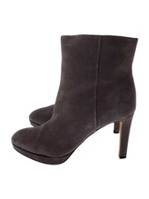 Sergio Rossi Short Boots 37.5 Gry 0982E Inm76