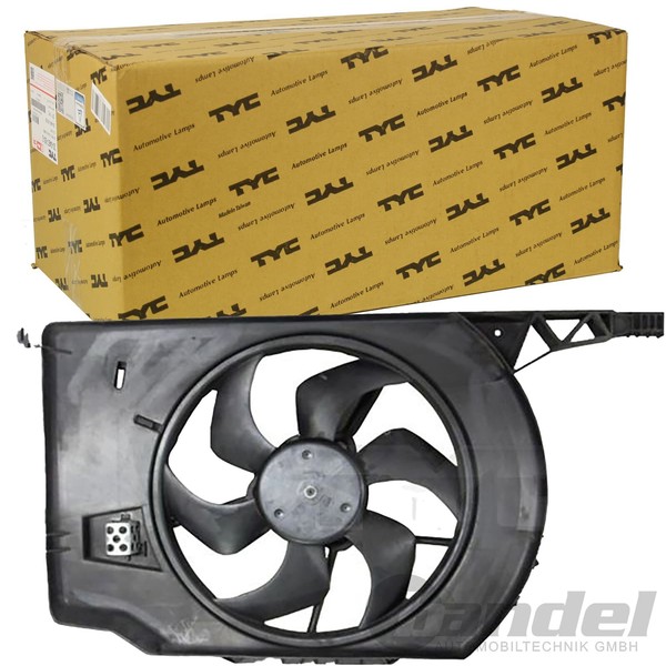 TYC LÜFter KÜHler 380Mm 250W Passend FüR Renault Clio Espace Laguna VEL-image