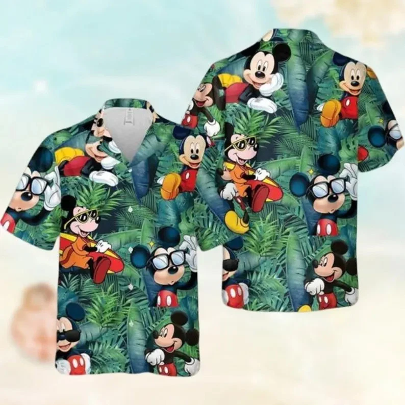 Disney Mickey Mouse Funny Tropical Hawaiian Shirt