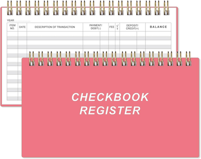 #ad #ad A6 Personal Check Register Blank Ledger for Checking and Savings Accounts Pin $13.99