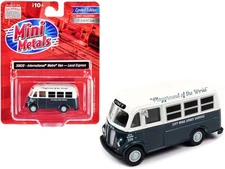 International Metro Van Dark Blue Jitney Service 1/87 (Ho) Model Car Cmw 30628