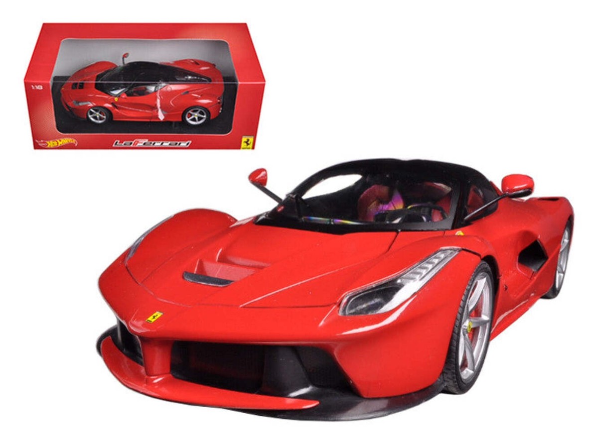 希少 Hot Wheels ELITE LaFerrari 1:18 赤 Amazon.com: Hot Wheels Elite Heritage LaFerrari, Red Vehicle (1:18