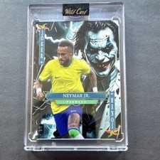 Wild Card Jokers Wild Neymar Jr Kaleidoscope Foil One of One Soccer Card 2025