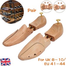 Wood Men's Shoe Stretcher Shoe Trees Shape Pair of UK 8-9/UK9-10 EU 41-42/43-44