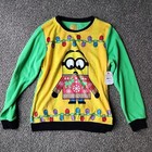 Despicable Me Women's Pajama Sweater Top Size Medium Christmas Sleepwear Minions — photo 1