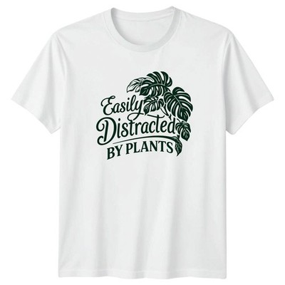 Leicht abgelenkt von Pflanzen T-Shirt Zimmerpflanzen Gartenarbeit Geschenk für Sie und Ihn