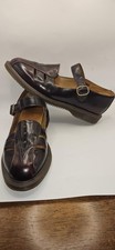 Dr Martens DEARDRA Mary Jane UK 8 Cherry Red Arcadia T Bar Y2K Rare