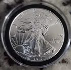 2015 American Silver Eagle Uncirculated 1oz .999 Fine Silver (D-11)