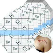 50 Pieces Transparent Stretch Adhesive Banda Waterproof Transparent Film