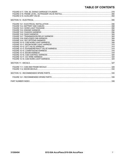 JLG G10-55A AccuPlace G12-55A AccuPlace Telehandler Parts Catalog Manual - Picture 8 of 10