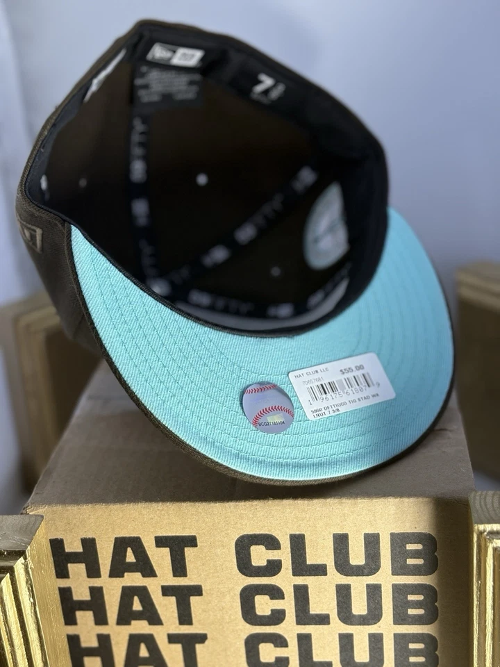 Detroit Tigers Hat Club Noho Nati New Era  59FIFTY 7 3/8 DSWT - Rare With Pin - Image 3 of 4